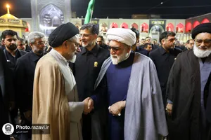 آئین شام غریبان شهادت امام رضا(ع) در حرم مطهر رضوی