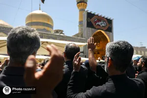 عزاداری عاشورای حسینی در حرم مطهر رضوی