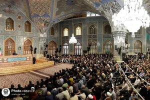 سخنرانی نوروزی رهبر معظم انقلاب در حرم مطهر رضوی