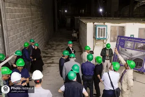 بازدید مهندسان معماری استان خراسان رضوی از پروژه های عمرانی حرم مطهر