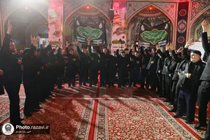 عزاداری هیئت های مذهبی سراسر کشور در حسینیه حرم