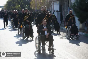 دسته عزای خادمان و زائران حرم حضرت معصومه سلام الله علیها