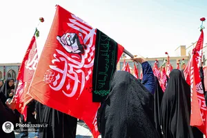 سوگواری زنان محله نوغان در سالروز شهادت امام هشتم علیه&zwnj;السلام