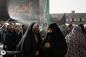 عزاداری روز شهادت امام رضا علیه&zwnj;السلام در حرم مطهر رضوی-1