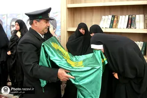 حضور خدام حرم مطهر رضوی در روستای ازغد