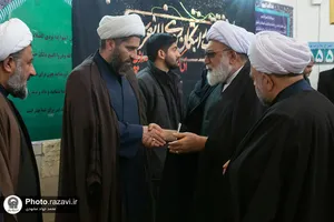حضور تولیت آستان قدس رضوی در جمع عزاداران فاطمی بخش رضویه مشهد