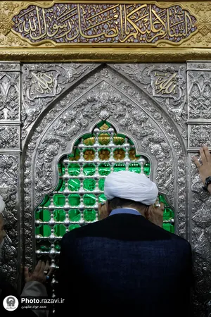 تشرف تولیت آستان قدس رضوی به حرم مطهر امام حسین(علیه&zwnj;السلام)