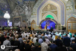 مراسم روز ولایت و امامت در حرم مطهر رضوی