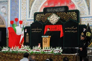 عزاداری ظهر شهادت حضرت زهرا(س) در حرم مطهر رضوی