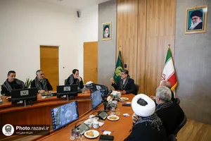 دیدار اعضای شورای حوزه مقاومت بسیج شهید سلیمانی با قائم مقام تولیت آستان قدس رضوی