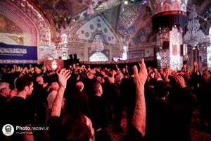 عزاداری شام اربعین حسینی در حرم مطهر رضوی