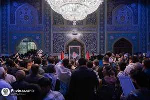حضور خانواده شهدا و جانبازان لامرد فارس در جوار مزار رهبر شهید انقلاب