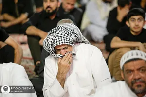 آیین ابوقربه، لیله العباس در حرم مطهر رضوی