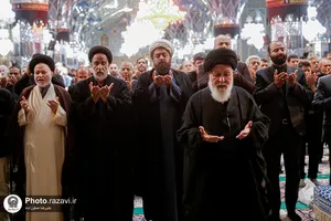 عزاداری روز شهادت امام رضا علیه&zwnj;السلام در حرم مطهر رضوی