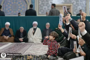 بزرگداشت شهدای جنایات تروریستی آمریکایی_صهیونی در حرم مطهر رضوی-۲