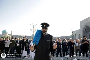 اقامه نماز عید سعید فطر در حرم مطهر رضوی