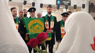 استقبال از خدام امام رضا (ع) در ایستگاه راه‌آهن شهید سلیمانی کرمان