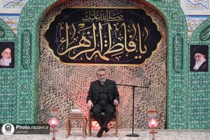 حال و هوای حرم مطهر رضوی در شب شهادت حضرت زهرا(سلام الله علیها)