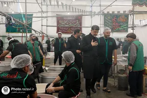 بازدید قائم مقام تولیت آستان قدس رضوی از مواکب اطراف حرم مطهر رضوی