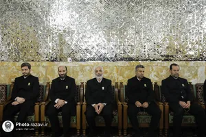 اعطای احکام سرکشیک&zwnj;ها و معاونان کشیک خدام حرم مطهر رضوی