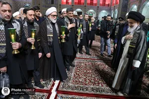 مراسم شام غریبان حضرت رضا(علیه&zwnj;السلام) در حرم مطهر رضوی