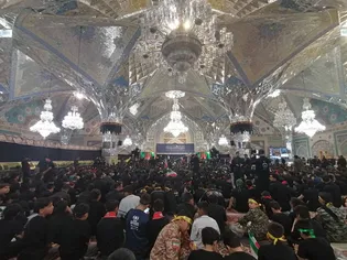 «قاسم‌های ایران» در صحنِ عشق؛ طنین «احلی من العسل» در رواق امام خمینی (ره)