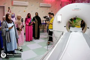 بازدید بانوان مهمان جشنواره &laquo;رسانه خورشید&raquo; از بیمارستان رضوی