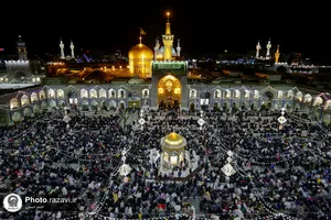 مراسم تحویل سال 1402 در حرم مطهر رضوی - 1
