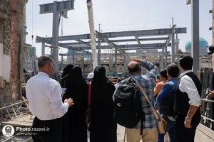 بازدید داوران و برگزیدگان جشنواره امام رضا علیه السلام از پروژه های عمرانی آستان قدس رضوی