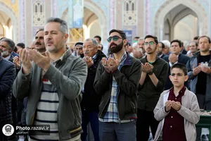 اقامه نماز عید سعید فطر در حرم مطهر رضوی-2