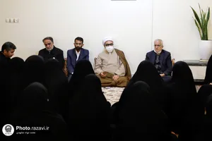 دیدار تولیت آستان قدس رضوی با دختران مرکز شکوه مهر