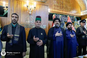 تشرف کاروان خدام حرم امام رضا علیه&zwnj;السلام به حرم امامین کاظمین