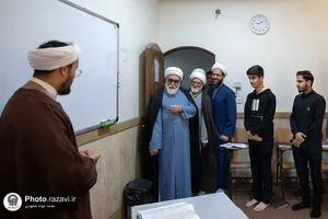 حضور تولیت آستان قدس رضوی در مدرسه علمیه امام محمدباقر(ع)
