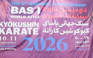 سکوی سوم مسابقات کشوری کیوکوشین سهم دانش‌آموز دبستان امام رضا (ع) شد