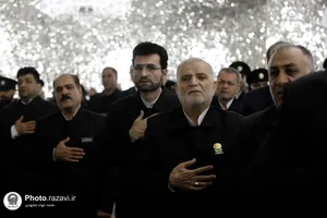 مراسم اعطای احکام خدام حرم مطهر رضوی