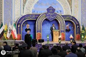 بزرگداشت سومین سالگرد شهادت سردار سلیمانی در حرم مطهر رضوی - 2