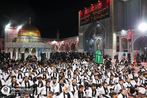 عزاداری هیأت مذهبی استان کرمان در حسینیه حرم