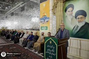 دیدار جمعی از مداحان با تولیت آستان قدس رضوی