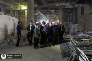 بازدید تولیت حرم حضرت معصومه (س) از پروژه&zwnj;های عمرانی حرم مطهر رضوی