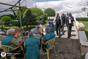 بازدید قائم مقام تولیت آستان قدس رضوی از مواکب خدمت رسان به زائرین امام رضا علیه&zwnj;السلام در دهه کرامت