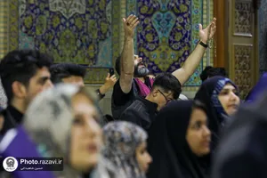 مراسم احیا شب بیست و یکم ماه مبارک رمضان در حرم مطهر رضوی - 1