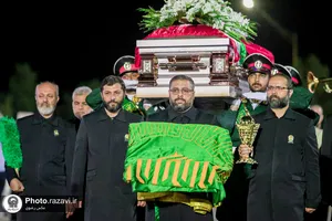 مراسم استقبال از پیکر مرحوم فرشچیان