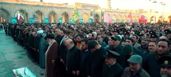 تابش نور خورشید هشتم بر پیکر شهید امنیت