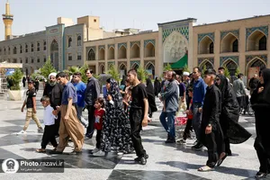 تشرف 160 زائر معلول به حرم مطهر رضوی
