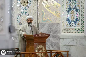 تشرف جمعی از بسیجیان شهرستان جهرم به حرم مطهر رضوی