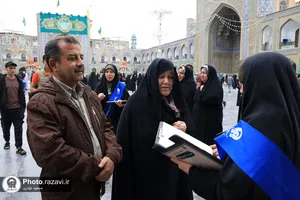 نظرسنجی و افکارسنجی از زائران همزمان با دهه کرامت