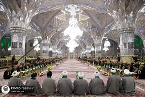 مراسم خطبه خوانی صبح میلاد امام رضا علیه&zwnj;السلام