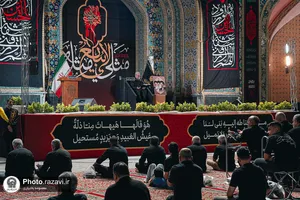 عزاداری زائران عرب&zwnj;زبان در حرم مطهر رضوی