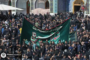 عزاداری شهادت امام رضا علیه السلام در حرم مطهر رضوی