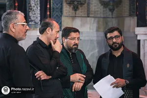 پشت&zwnj;صحنه برگزاری مراسم عزاداری سنتی &laquo;حسینیه حرم&raquo;